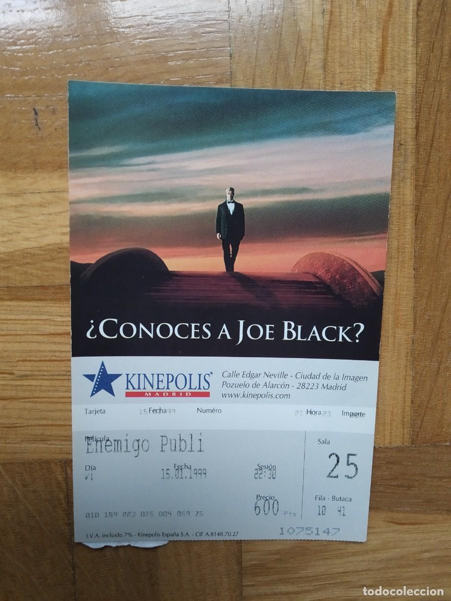 Cinema: ENTRADA CINE KINEPOLIS &iquest; CONOCES A JOE BLACK ? ENEMIGO PUBLICO VER FOTOS