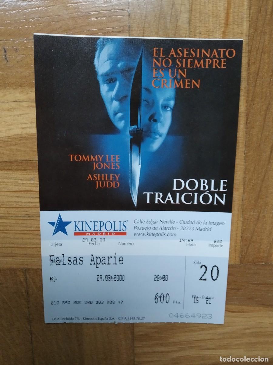 Cinema: ENTRADA CINE KINEPOLIS DOBLE TRAICION TOMMY LEE JONES ASHLEY JUDD. FALSAS APARIENCIAS VER FOTOS