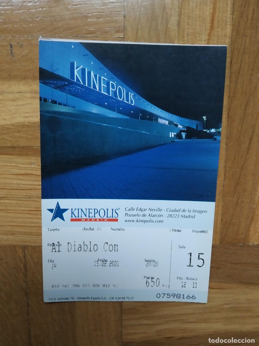 Kino: ENTRADA CINE KINEPOLIS AL DIABLO CON EL DIABLO VER FOTOS