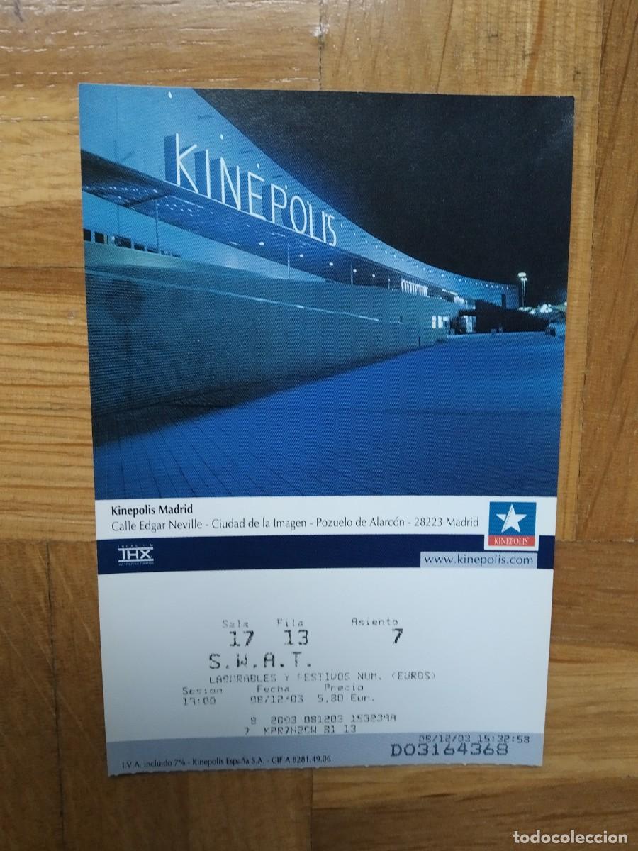 Cinema: ENTRADA CINE KINEPOLIS S.W.A.T VER FOTOS