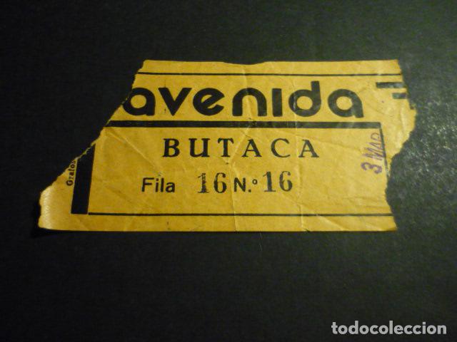 Cine: ANTIGUA ENTRADA DE CINE A&Ntilde;OS 30 CINE AVENIDA MADRID