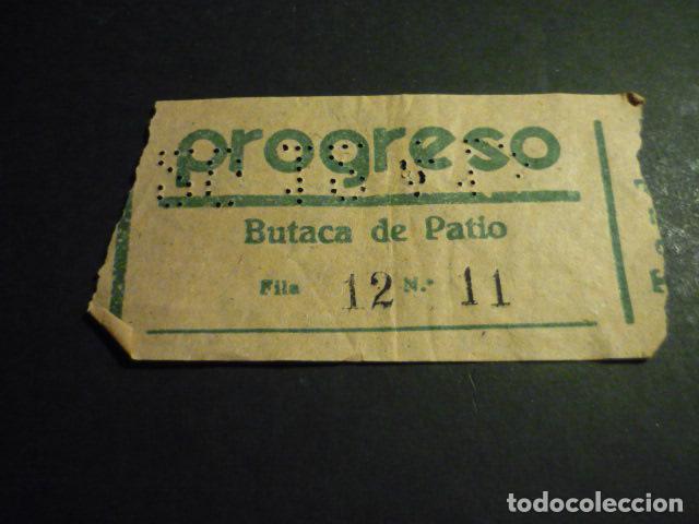 Cinema: ANTIGUA ENTRADA DE CINE A&Ntilde;OS 30 CINE PROGRESO MADRID