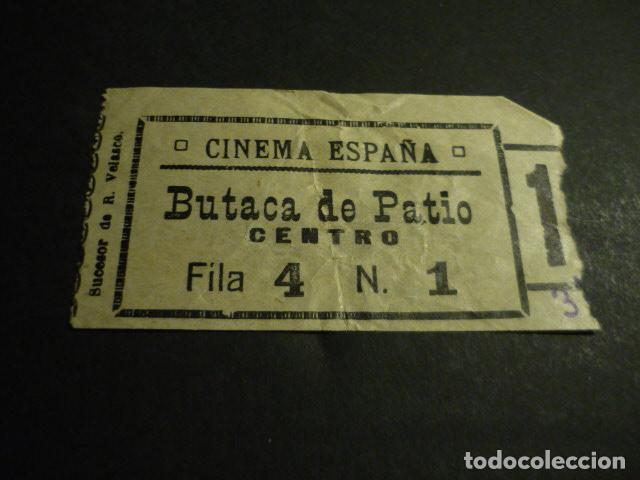 Cinema: ANTIGUA ENTRADA DE CINE A&Ntilde;OS 30 CINEMA ESPA&Ntilde;A MADRID