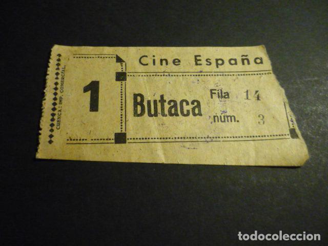 Cinema: ANTIGUA ENTRADA DE CINE A&Ntilde;OS 30 CINE ESPA&Ntilde;A CUENCA