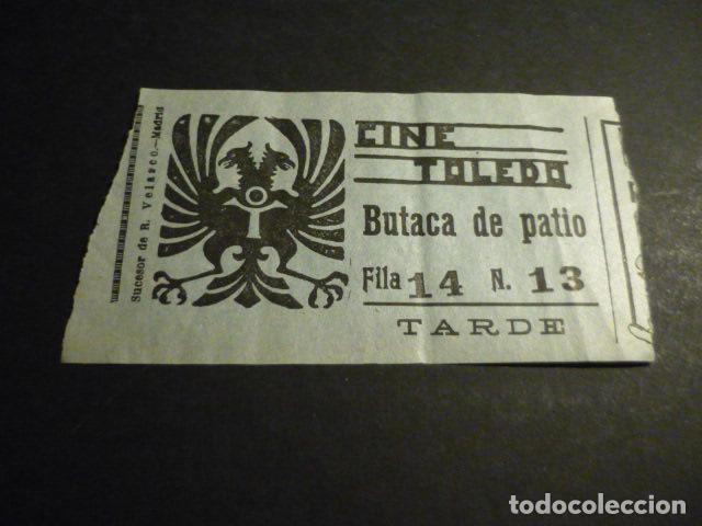 Cinema: ANTIGUA ENTRADA DE CINE A&Ntilde;OS 30 CINE TOLEDO MADRID