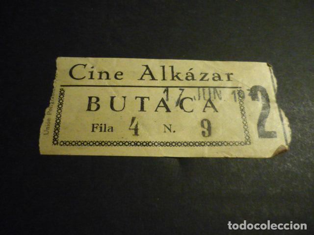 Cinema: ANTIGUA ENTRADA DE CINE A&Ntilde;OS 30 CINE ALKAZAR MADRID