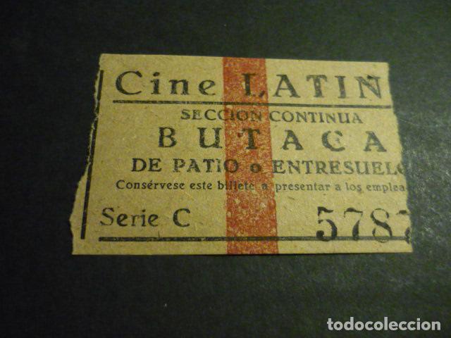 Cinema: ANTIGUA ENTRADA DE CINE A&Ntilde;OS 30 CINE LATINA MADRID
