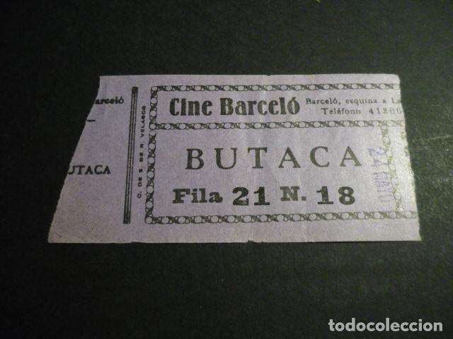 Cinema: ANTIGUA ENTRADA DE CINE A&Ntilde;OS 30 CINE BARCELO MADRID