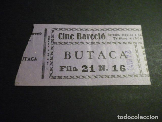 Cinema: ANTIGUA ENTRADA DE CINE A&Ntilde;OS 30 CINE BARCELO MADRID