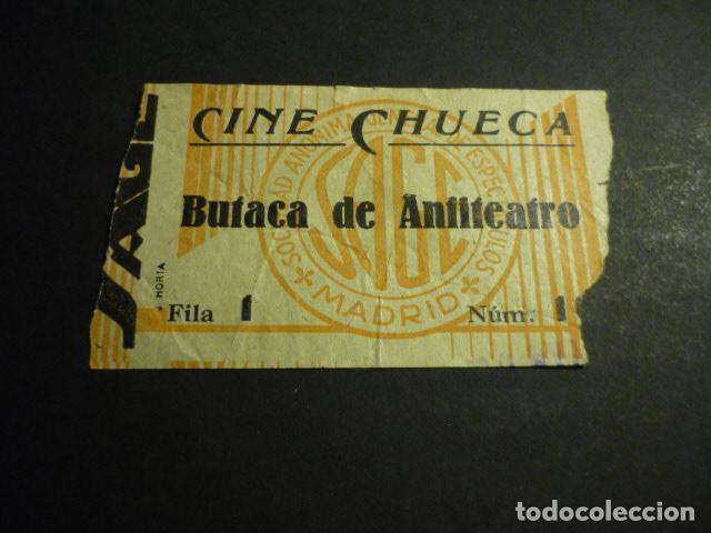 Cinema: ANTIGUA ENTRADA DE CINE A&Ntilde;OS 30 CINE CHUECA MADRID