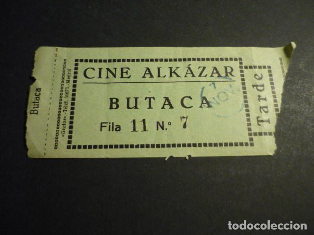 Cinema: ANTIGUA ENTRADA DE CINE A&Ntilde;OS 30 CINE ALKAZAR MADRID