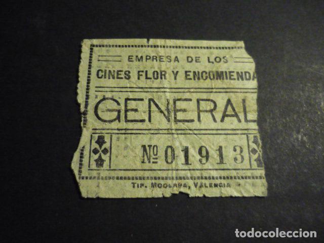Cinema: ANTIGUA ENTRADA DE CINE A&Ntilde;OS 30 CINES FLOR Y ENCOMIENDA MADRID