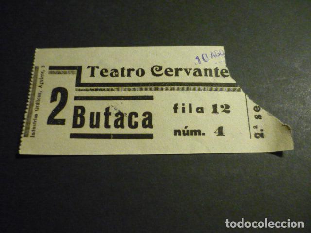 Cinema: ANTIGUA ENTRADA DE CINE A&Ntilde;OS 30 CINE TEATRO CERVANTES MADRID