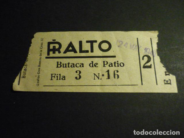 Kino: ANTIGUA ENTRADA DE CINE A&Ntilde;OS 30 CINE RIALTO MADRID
