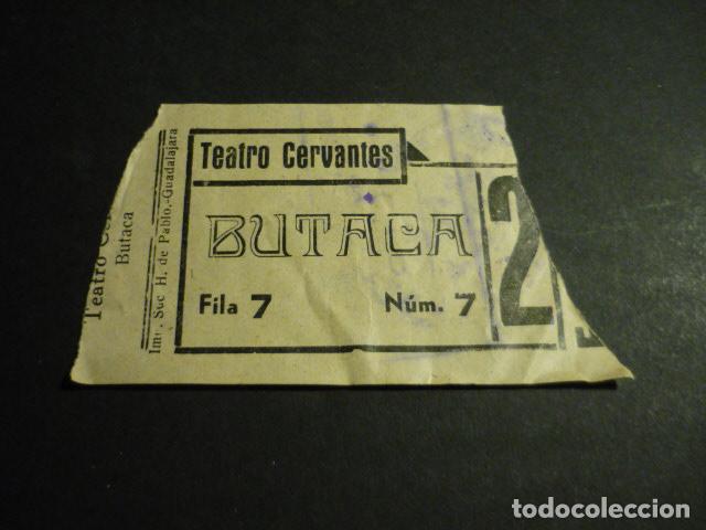 Kino: ANTIGUA ENTRADA DE CINE A&Ntilde;OS 30 CINE TEATRO CERVANTES GUADALAJARA