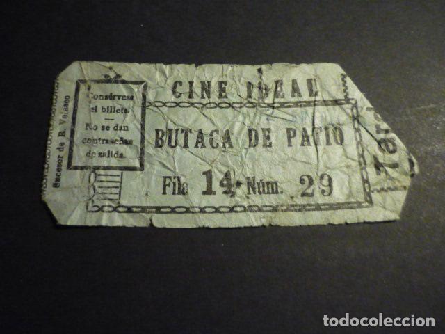 Cinema: ANTIGUA ENTRADA DE CINE A&Ntilde;OS 30 CINE IDEAL MADRID