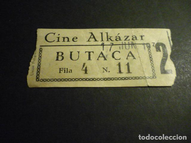 Kino: ANTIGUA ENTRADA DE CINE A&Ntilde;OS 30 CINE ALKAZAR MADRID