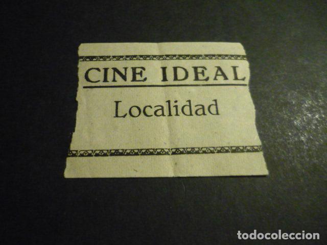 Kino: ANTIGUA ENTRADA DE CINE A&Ntilde;OS 30 CINE IDEAL MADRID