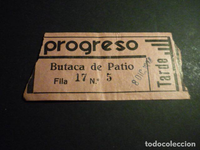 Kino: ANTIGUA ENTRADA DE CINE A&Ntilde;OS 30 CINE PROGRESO MADRID