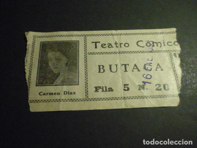 Kino: ANTIGUA ENTRADA DE CINE A&Ntilde;OS 30 CINE TEATRO COMICO MADRID