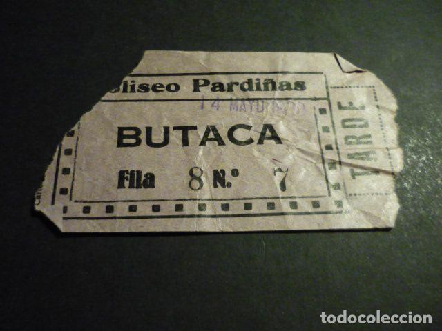 Kino: ANTIGUA ENTRADA DE CINE A&Ntilde;OS 30 CINE COLISEO PARDI&Ntilde;AS MADRID