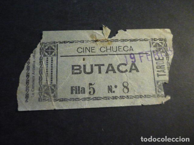 Cinema: ANTIGUA ENTRADA DE CINE A&Ntilde;OS 20 30 CINE CHUECA MADRID