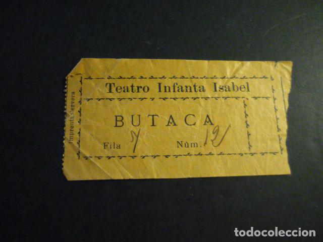Cine: ANTIGUA ENTRADA DE CINE A&Ntilde;OS 20 30 CINE TEATRO INFANTE ISABEL MADRID
