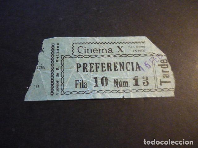Cinema: ANTIGUA ENTRADA DE CINE A&Ntilde;OS 20 30 CINEMA X MADRID