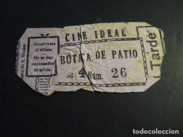 Cinema: ANTIGUA ENTRADA DE CINE A&Ntilde;OS 20 30 CINE IDEAL MADRID