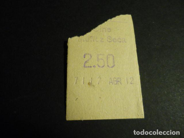 Cinema: ANTIGUA ENTRADA DE CINE A&Ntilde;OS 20 CINE MU&Ntilde;OZ SECA MADRID