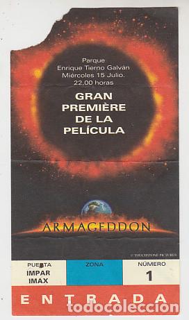 Cine: ARMAGEDDON (entrada Imax9