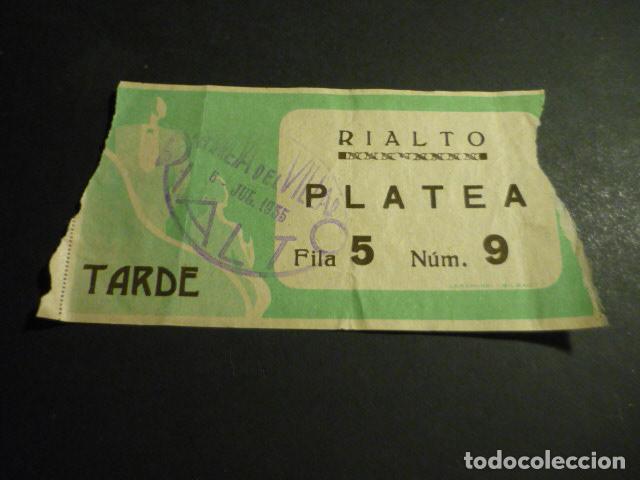Cin&eacute;ma: ANTIGUA ENTRADA DE CINE A&Ntilde;OS 20 30 CINE RIALTO MADRID