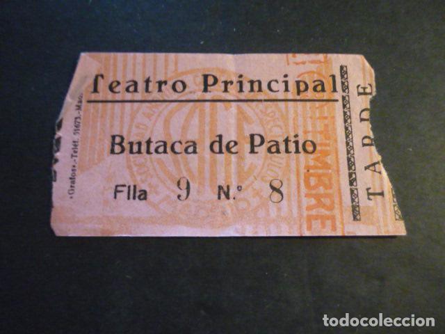 Cin&eacute;ma: ANTIGUA ENTRADA DE CINE A&Ntilde;OS 20 30 CINE TEATRO PRINCIPAL MADRID