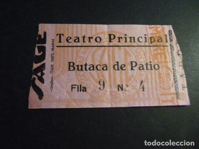 Cin&eacute;ma: ANTIGUA ENTRADA DE CINE A&Ntilde;OS 20 30 CINE TEATRO PRINCIPAL MADRID