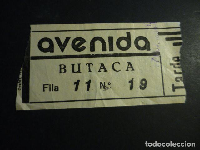 Cin&eacute;ma: ANTIGUA ENTRADA DE CINE A&Ntilde;OS 20 30 CINE AVENIDA MADRID