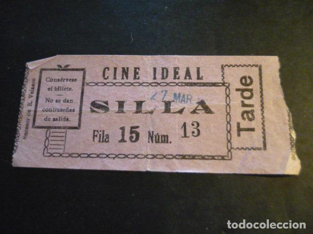 Cin&eacute;ma: ANTIGUA ENTRADA DE CINE A&Ntilde;OS 20 30 CINE IDEAL MADRID