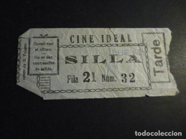 Cin&eacute;ma: ANTIGUA ENTRADA DE CINE A&Ntilde;OS 20 30 CINE IDEAL MADRID