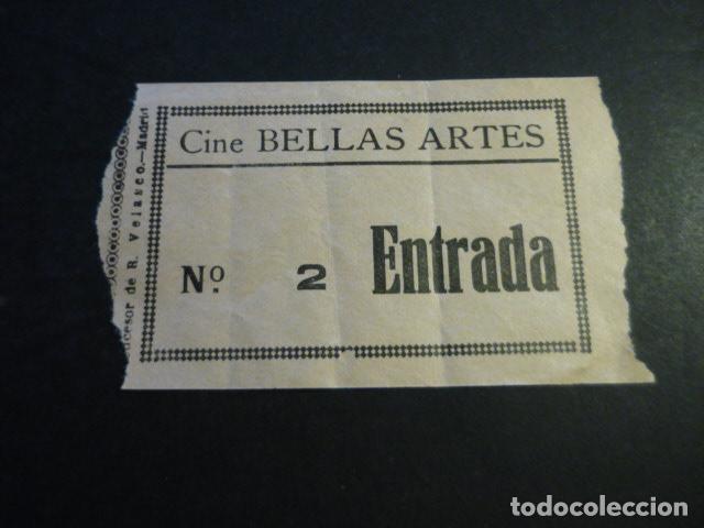 Cin&eacute;ma: ANTIGUA ENTRADA DE CINE A&Ntilde;OS 20 30 CINE BELLAS ARTES MADRID