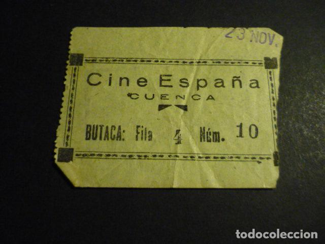 Cin&eacute;ma: ANTIGUA ENTRADA DE CINE CUENCA CINE ESPA&Ntilde;A