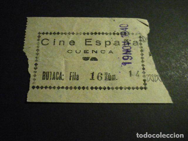 Cin&eacute;ma: ANTIGUA ENTRADA DE CINE CUENCA CINE ESPA&Ntilde;A