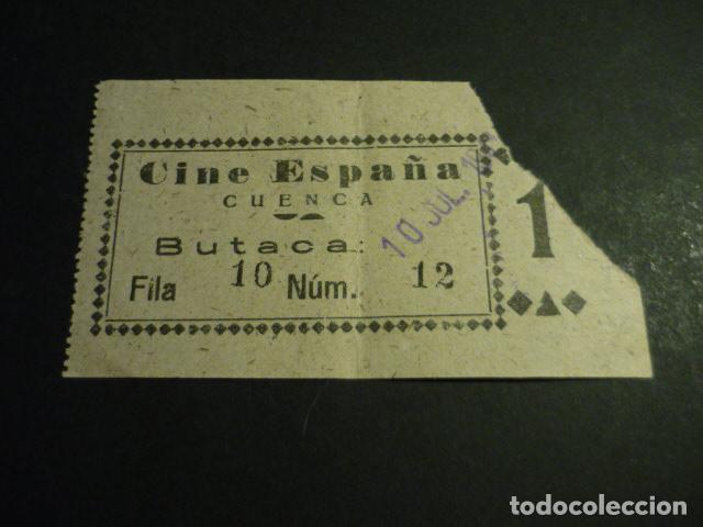 Cin&eacute;ma: ANTIGUA ENTRADA DE CINE CUENCA CINE ESPA&Ntilde;A
