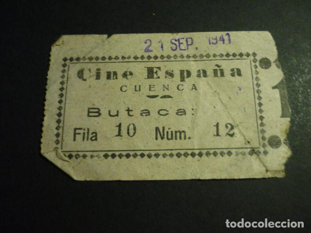 Cin&eacute;ma: ANTIGUA ENTRADA DE CINE CUENCA CINE ESPA&Ntilde;A