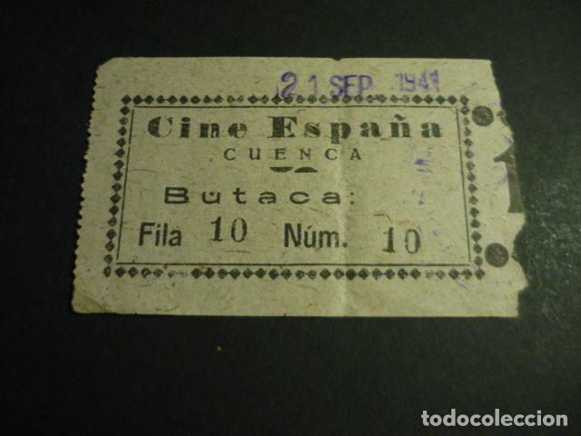 Cin&eacute;ma: ANTIGUA ENTRADA DE CINE CUENCA CINE ESPA&Ntilde;A