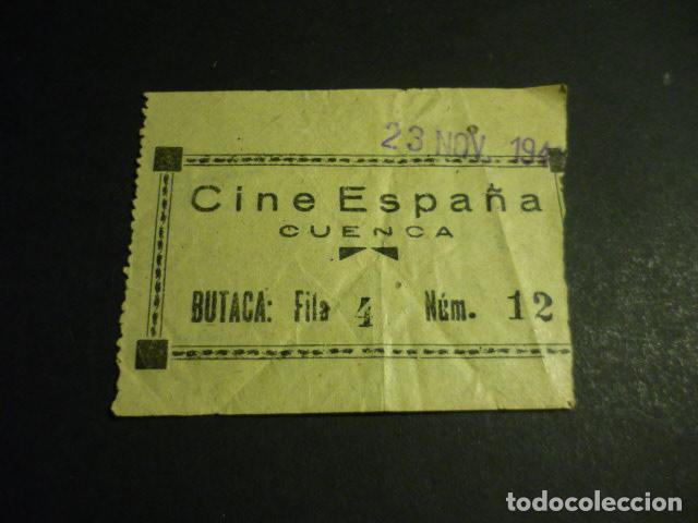 Cin&eacute;ma: ANTIGUA ENTRADA DE CINE CUENCA CINE ESPA&Ntilde;A