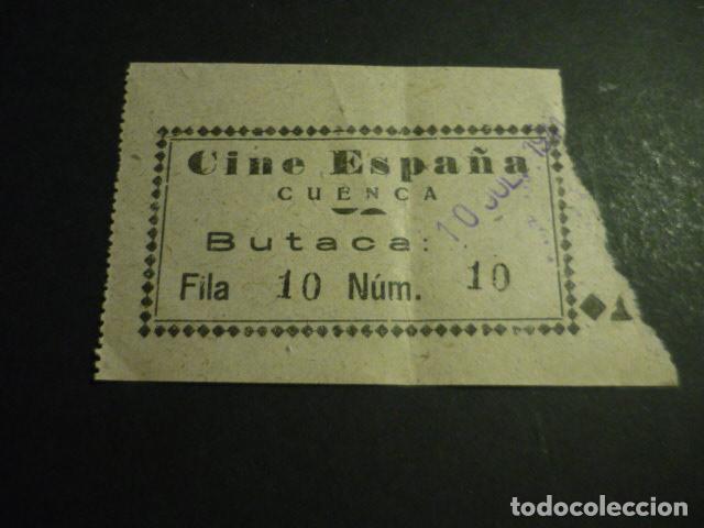 Cin&eacute;ma: ANTIGUA ENTRADA DE CINE CUENCA CINE ESPA&Ntilde;A