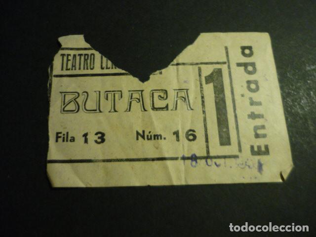 Cine: ANTIGUA ENTRADA DE CINE A&Ntilde;OS 20 30 CINE TEATRO CERVANTES GUADALAJARA