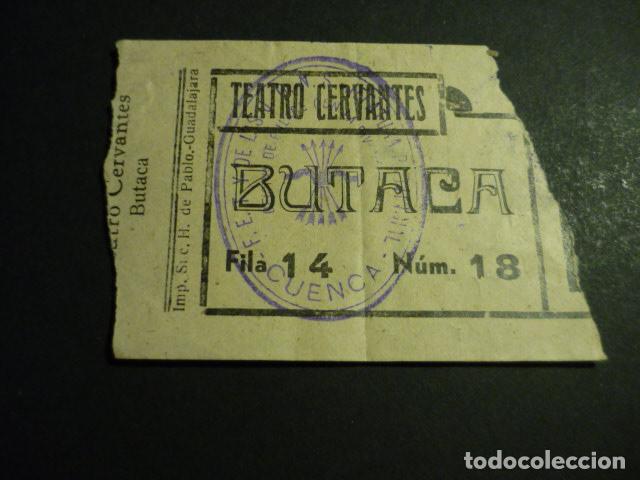 Cine: ANTIGUA ENTRADA DE CINE A&Ntilde;OS 20 30 CINE TEATRO CERVANTES GUADALAJARA