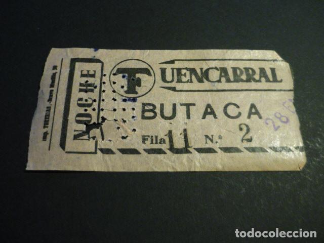 Cin&eacute;ma: ANTIGUA ENTRADA DE CINE A&Ntilde;OS 40-50 CINE FUENCARRAL MADRID