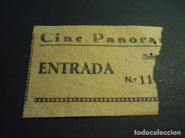 Cine: ANTIGUA ENTRADA DE CINE A&Ntilde;OS 40-50 CINE PANORAMA MADRID