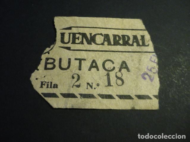 Kino: ANTIGUA ENTRADA DE CINE A&Ntilde;OS 40-50 CINE FUENCARRAL MADRID